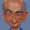 Louis De Funes Caricature Diamond Painting