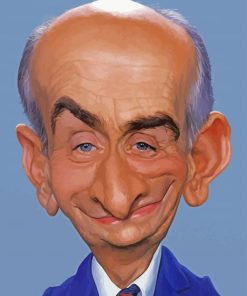 Louis De Funes Caricature Diamond Painting