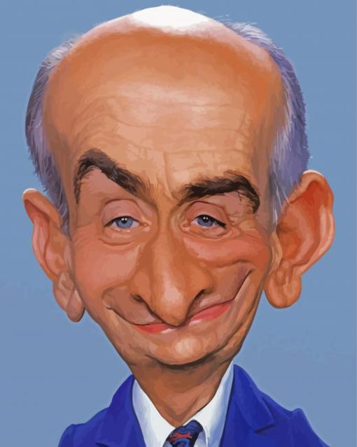 Louis De Funes Caricature Diamond Painting