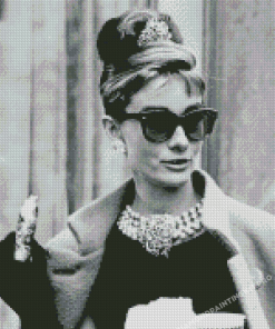 Monochrome Breakfast At Tiffanys Diamond Paintings