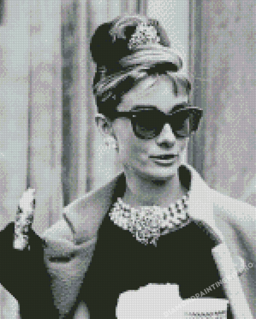 Monochrome Breakfast At Tiffanys Diamond Paintings