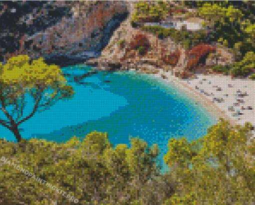 Playa La Granadella Javea Spain Diamond Painting