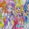 Precure Anime Girls Diamond Painting