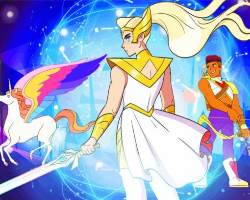 Princesses Of Power She Ra Cartoon Diamond Painting