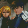 Riza Hawkeye And Roy Mustang Diamond Painting