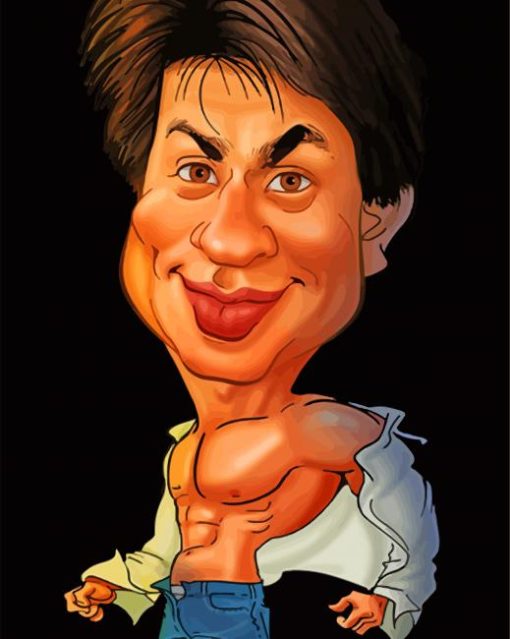 Shahrukh Khan Carricature Diamond Painting