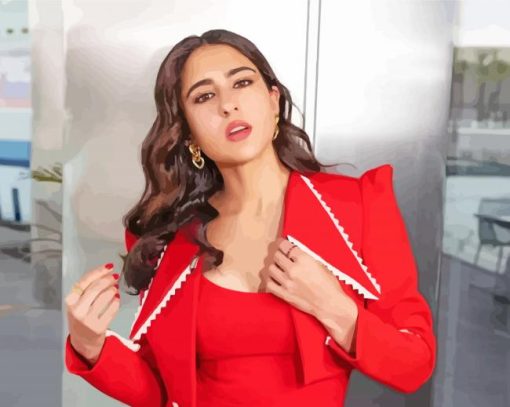 Teh Indian Actress Sara Ali Khan Diamond Paintings