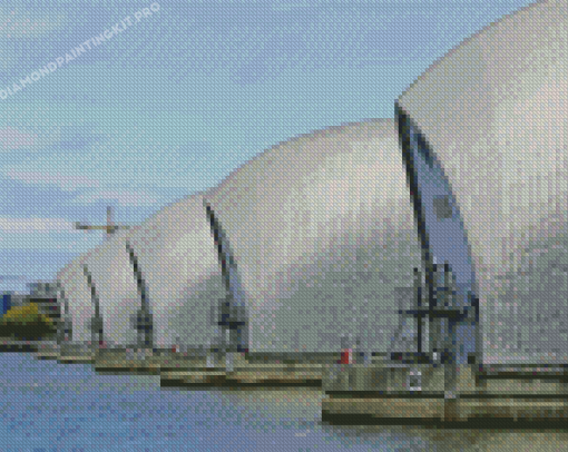 The Thames Barrier Diamond Painting