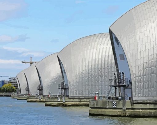 The Thames Barrier Diamond Painting