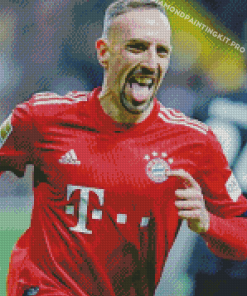 The Footballl Player Franck Ribery Diamond Painting