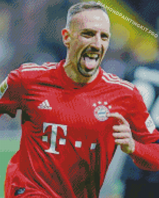 The Footballl Player Franck Ribery Diamond Painting