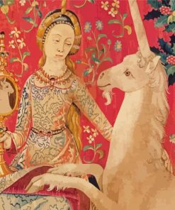 The Lady And The Unicorn Diamond Paintings