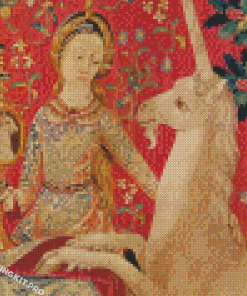 The Lady And The Unicorn Diamond Paintings