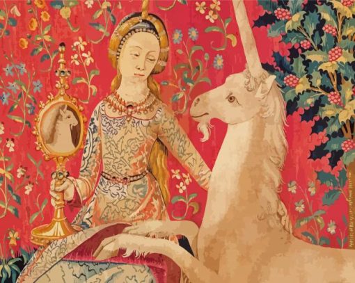 The Lady And The Unicorn Diamond Paintings