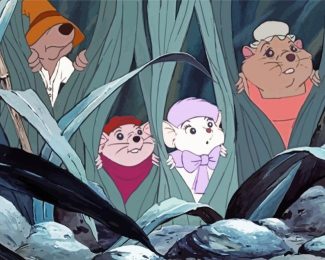 The Rescuers Animation Diamond Painting