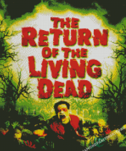 The Return Of The Living Dead Movie Poster Diamond Paintings