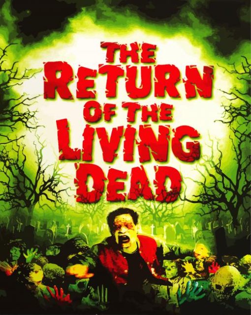 The Return Of The Living Dead Movie Poster Diamond Paintings