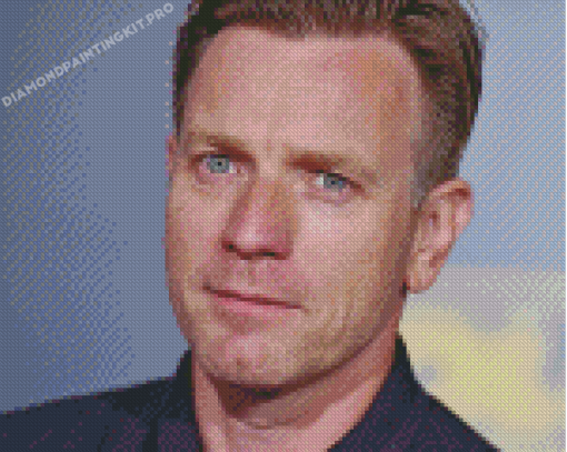 The Scottish Actor Ewan Mcgregor Diamond Painting