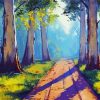 Trees Road Diamond Painting