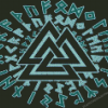 Valknut Illustration Diamond Paintings