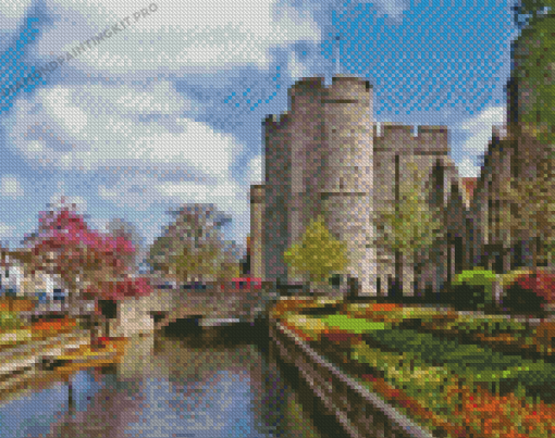 Weekend In Canterbury Kent City Diamond Painting