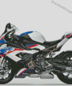 White BMW S1000rr Diamond Paintings