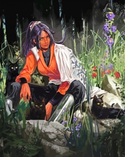 Yoruichi Shihouin Art Diamond Paintings