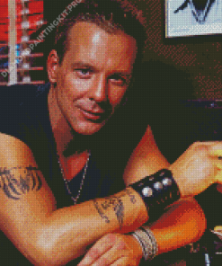 Young Mickey Rourke Diamond Painting