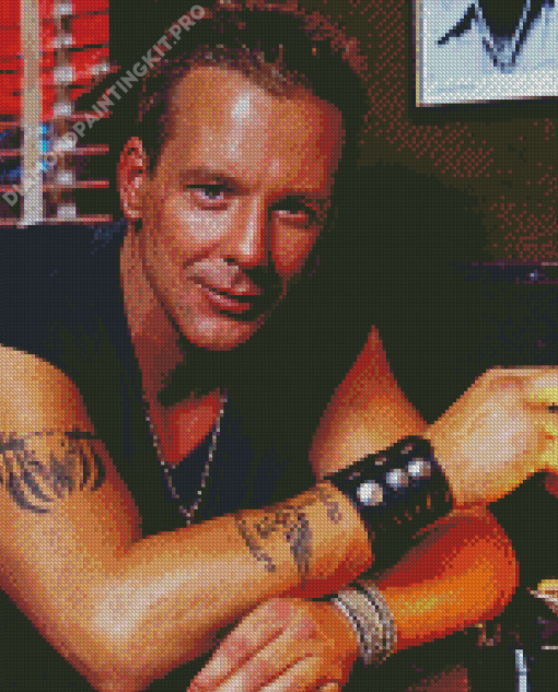 Young Mickey Rourke Diamond Painting