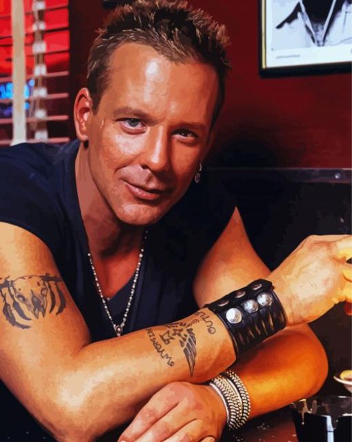 Young Mickey Rourke Diamond Painting