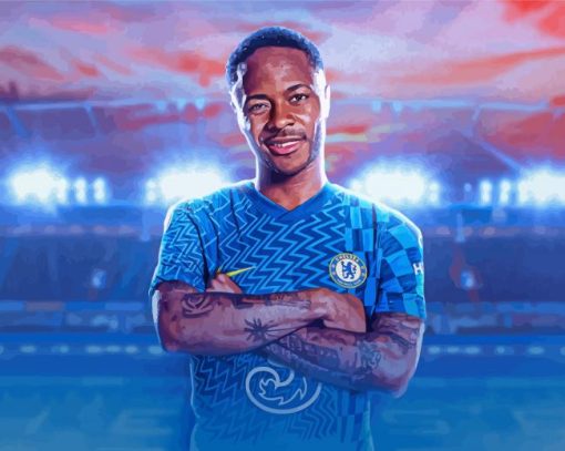 Aesthetic Raheem Sterling Diamond Paintings