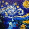 Aesthetic Starry Night Sky Diamond Paintings