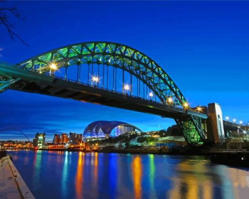 Aestthetic Tyne Bridge Newcastle Diamond Paintings