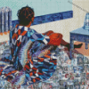 African American Lady Diamond Paintings