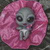 Alien Resident Baby Diamond Paintings