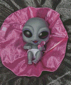 Alien Resident Baby Diamond Paintings