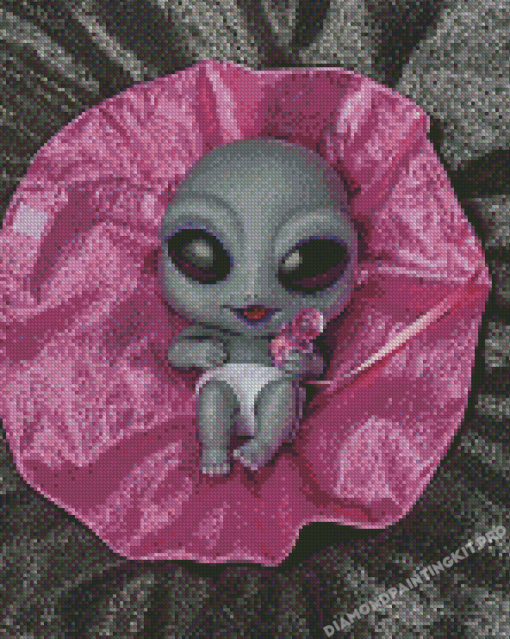 Alien Resident Baby Diamond Paintings