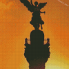 Angel Of Independence Mexico Silhouette Diamond Paintings