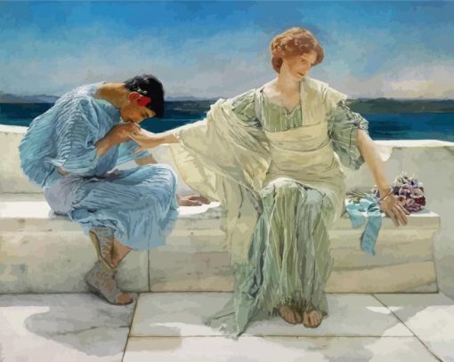 Ask Me No More By Alma Tadema Diamond Paintings