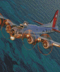 B 17 Flying Fortress Diamond Paintings