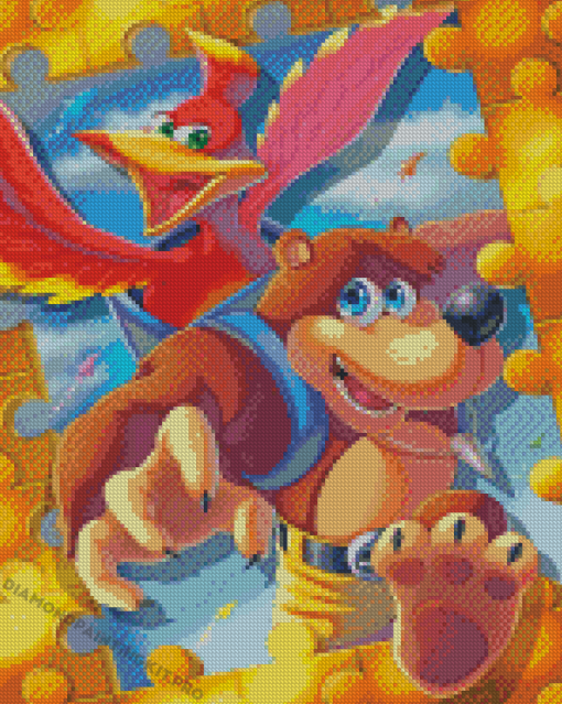 Banjo Kazooie Bird Diamond Paintings