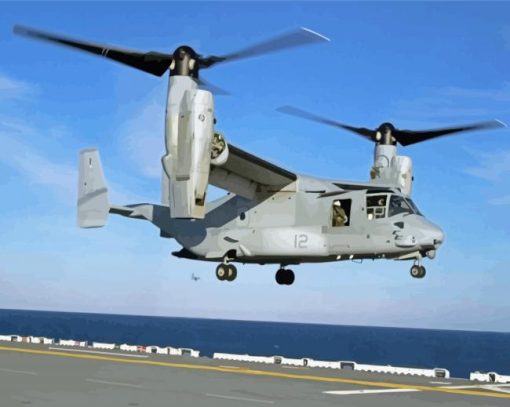 Bell Boeing V22 Osprey Landing Diamond Paintings