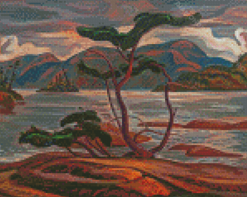 Bent Pine AY Jackson Diamond Paintings