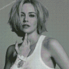 Black And White Sharon Stone Diamond Paintings