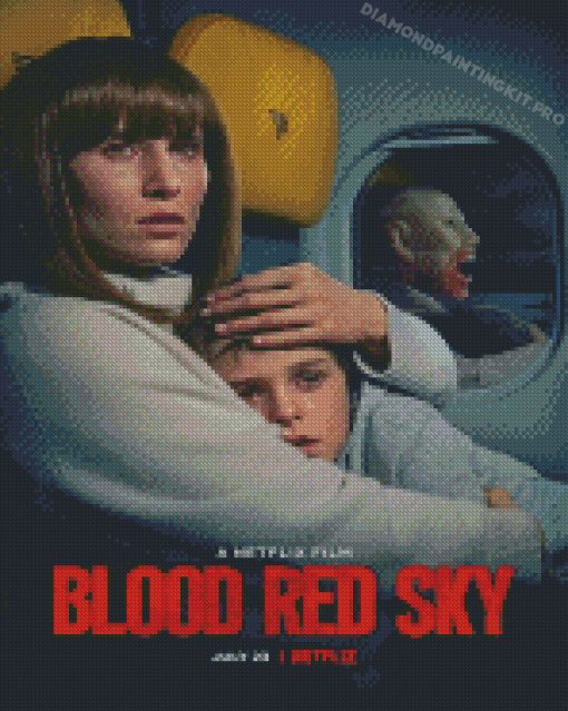 Blood Red Sky Poster Diamond Paintings