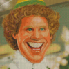 Buddy The Elf Caricature Diamond Paintings