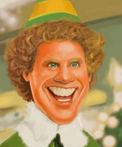 Buddy The Elf Caricature Diamond Paintings