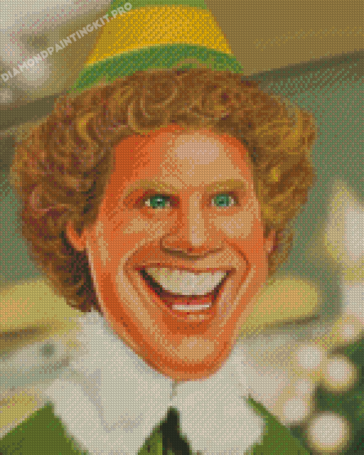 Buddy The Elf Caricature Diamond Paintings