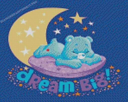 Care Bears Grumpy Sleeping Diamond Paintings