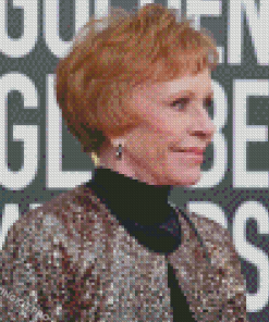 Carol Burnett Side Profile Diamond Paintings